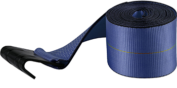 VEVOR Truck Straps 4" x30' Winch Straps with a Flat Hook Flatbed Tie Downs 15400lbs Load Capacity Flatbed Strap Cargo Control for Flatbeds, Trucks, Trailers, Farms, Rescues, Tree Saver, Blue(10 Pack)
