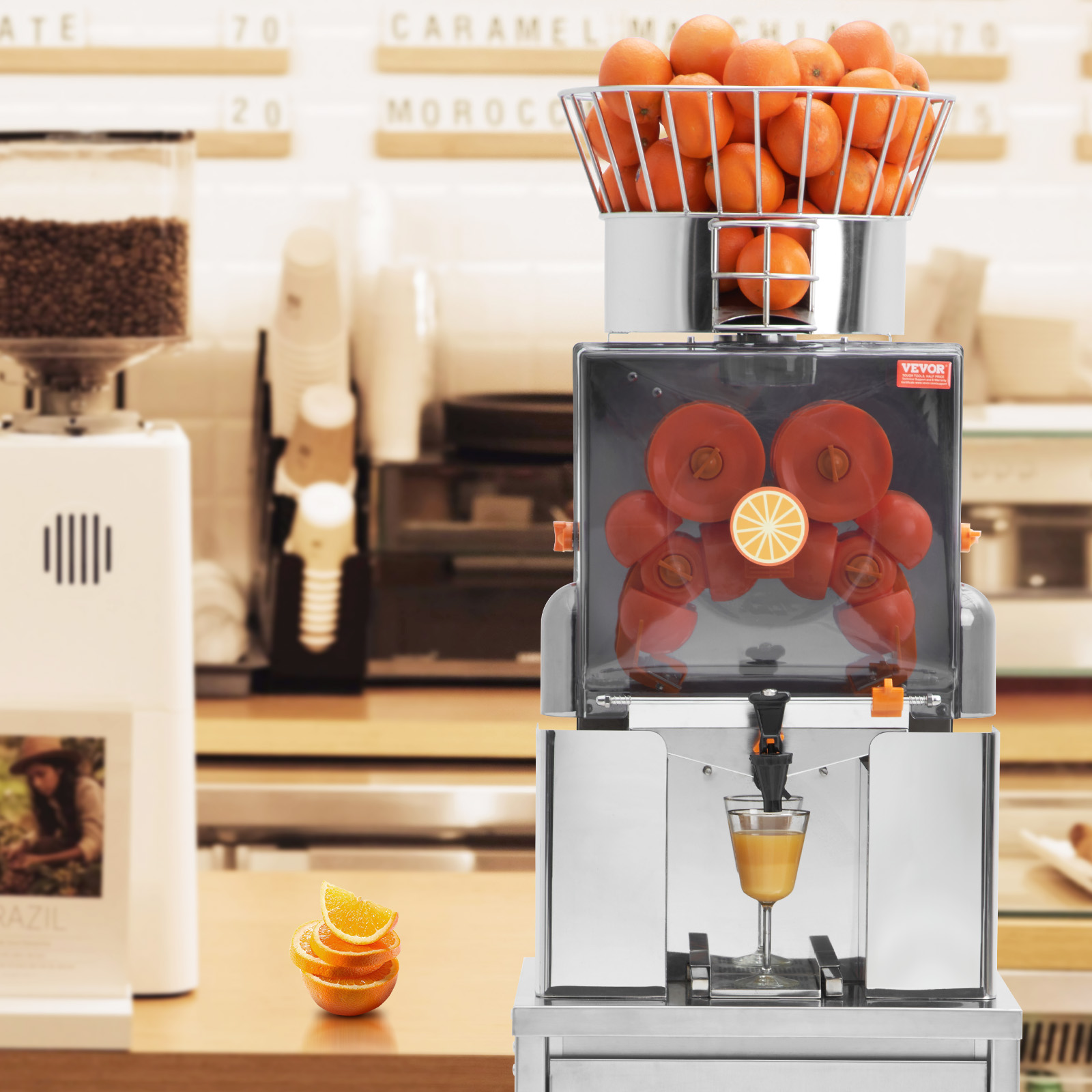 VEVOR Commercial Orange Juicer Machine 120W Juice Squeezer Extractor Filter Box - Picture 58 of 62