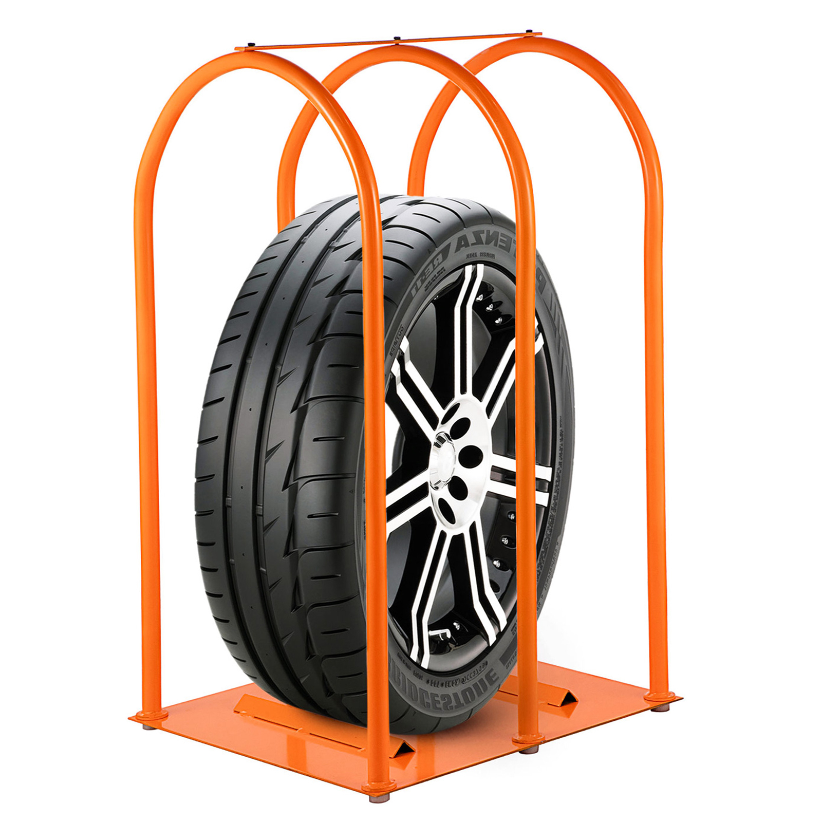 VEVOR Tire Inflation Cage 3-Bar Tire Cage, Portable Tire Cage, Heavy ...