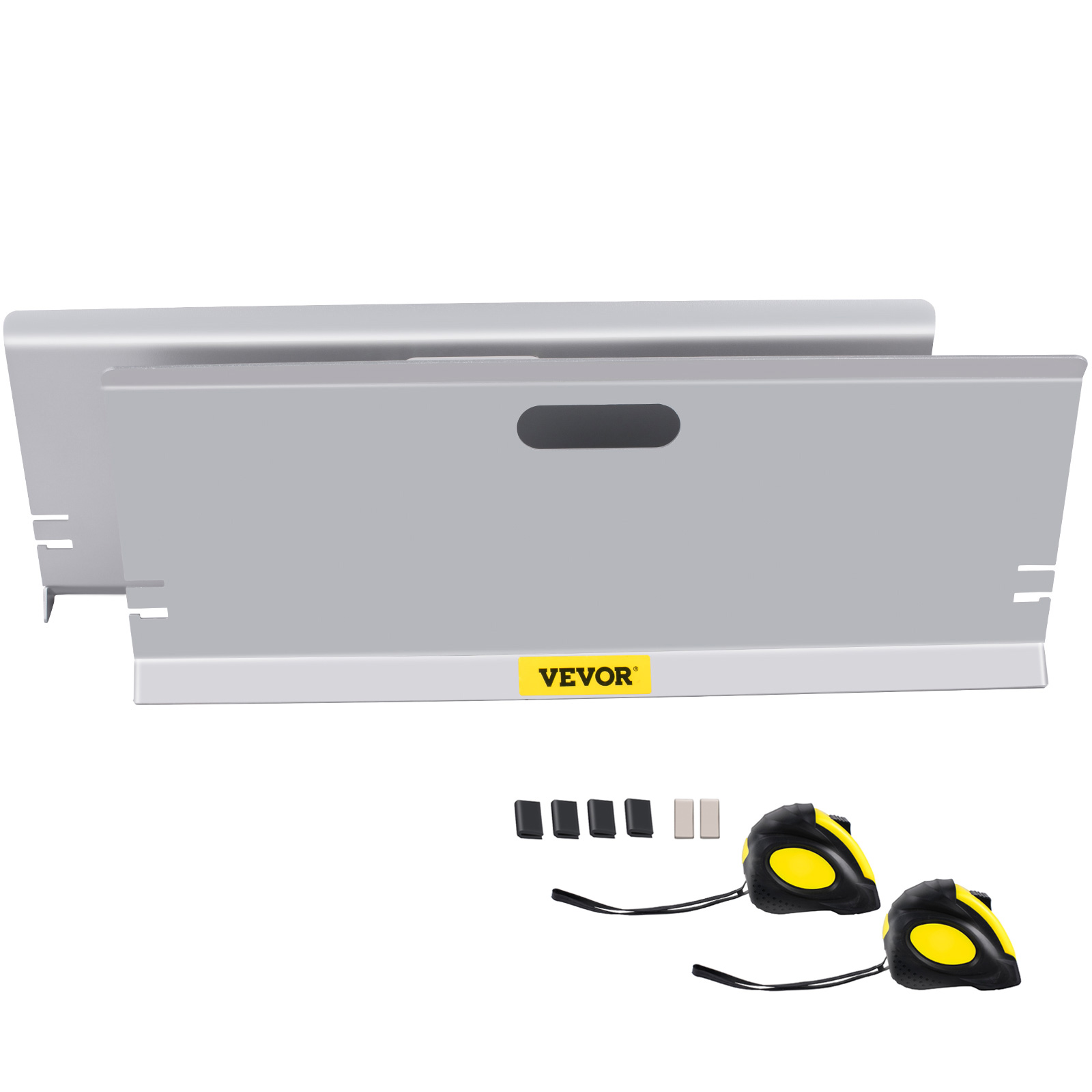 thumbnail image 2 of VEVOR Wheel Alignment Tool, 2 Pack Toe Alignment Toe Plates, Stainless Steel Wheel Alignment Tool Plate Toe Angle Accurate Measurement Includes 2 Measuring Tapes And Conversion Chart 2 of 11