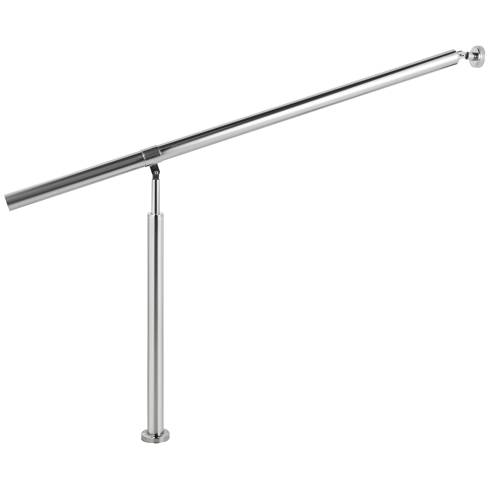 VEVOR Stair Handrail 1-3 Steps Railing Step Hand Rail Steel/ Metal for Porch - Picture 26 of 62