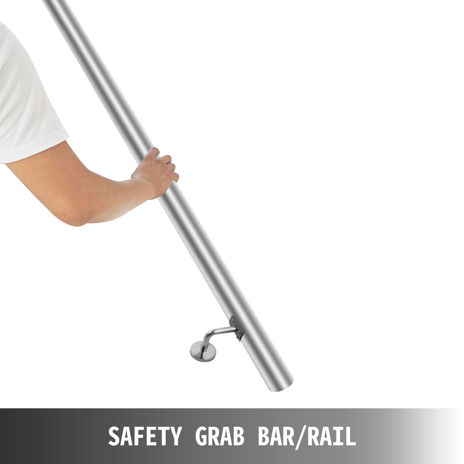 Grooved Cap Stainless Steel Stair Handrail - Staircase Bannister - Wall  Rail Bar