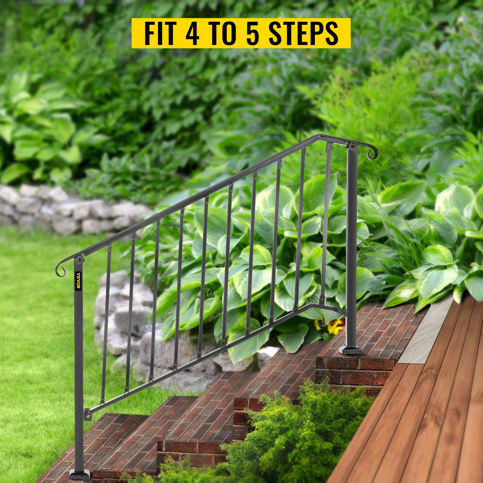 50mm Black Decking Garden Outdoor Handrail Barrier Rope Ropes Select Your  Length