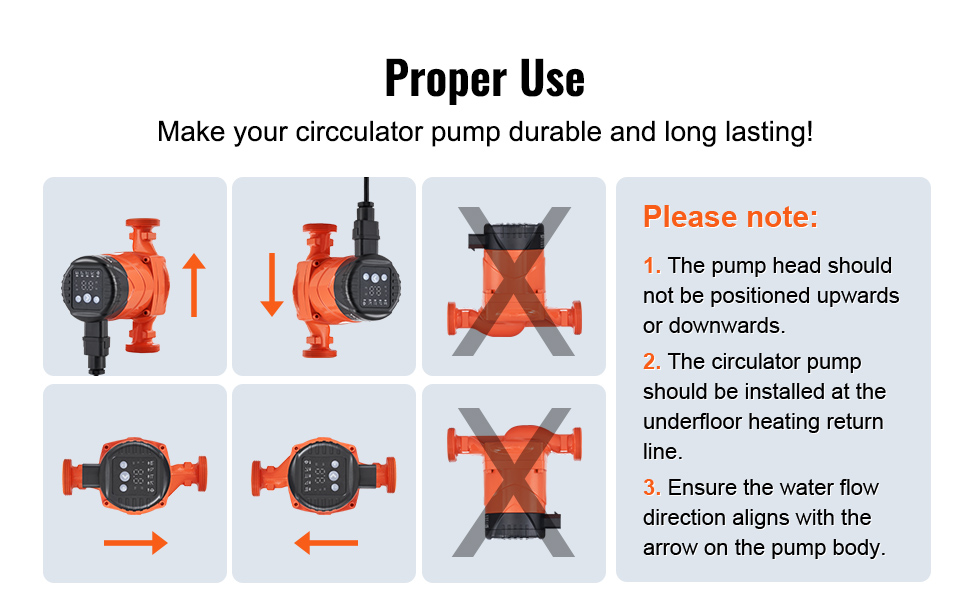 Pompa Di Circolazione Riscaldamento 32/8-180 - Controllo 3 Velocità | Per Impianti Domestici - Foto 8