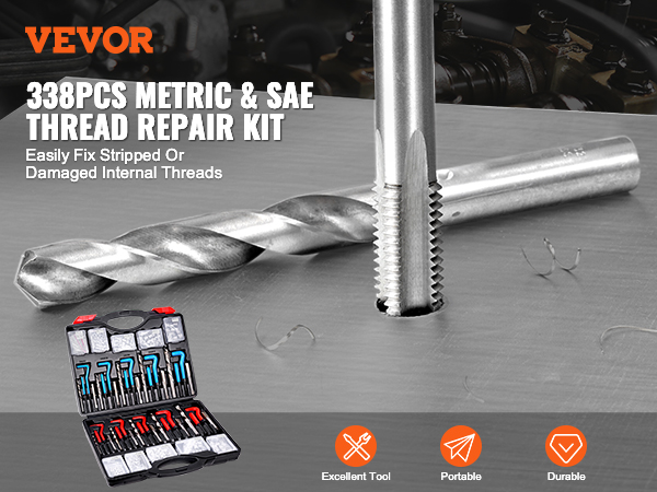 61 Piece Thread Restore Kit