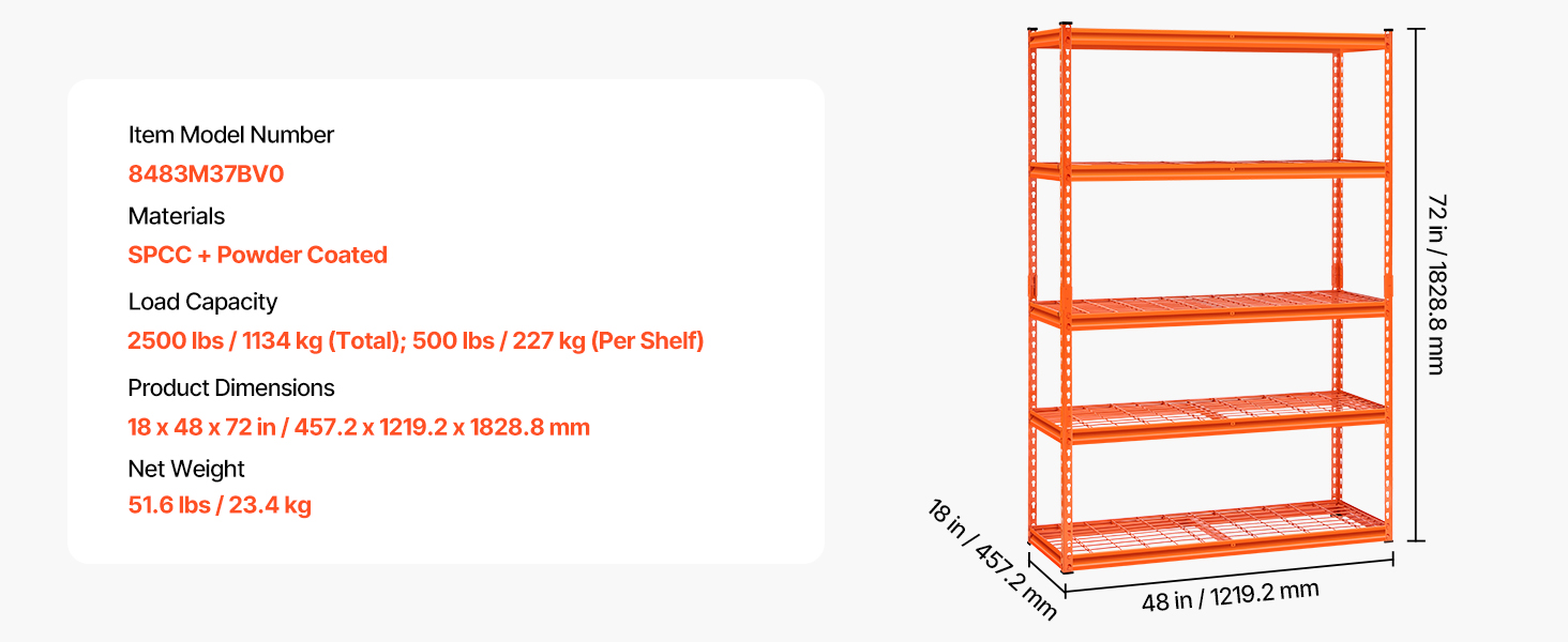 orange shelving unit variant