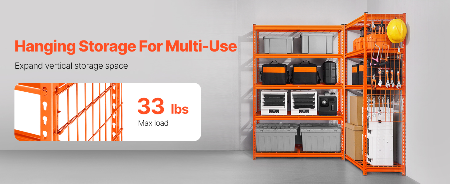 side mounting storage feature