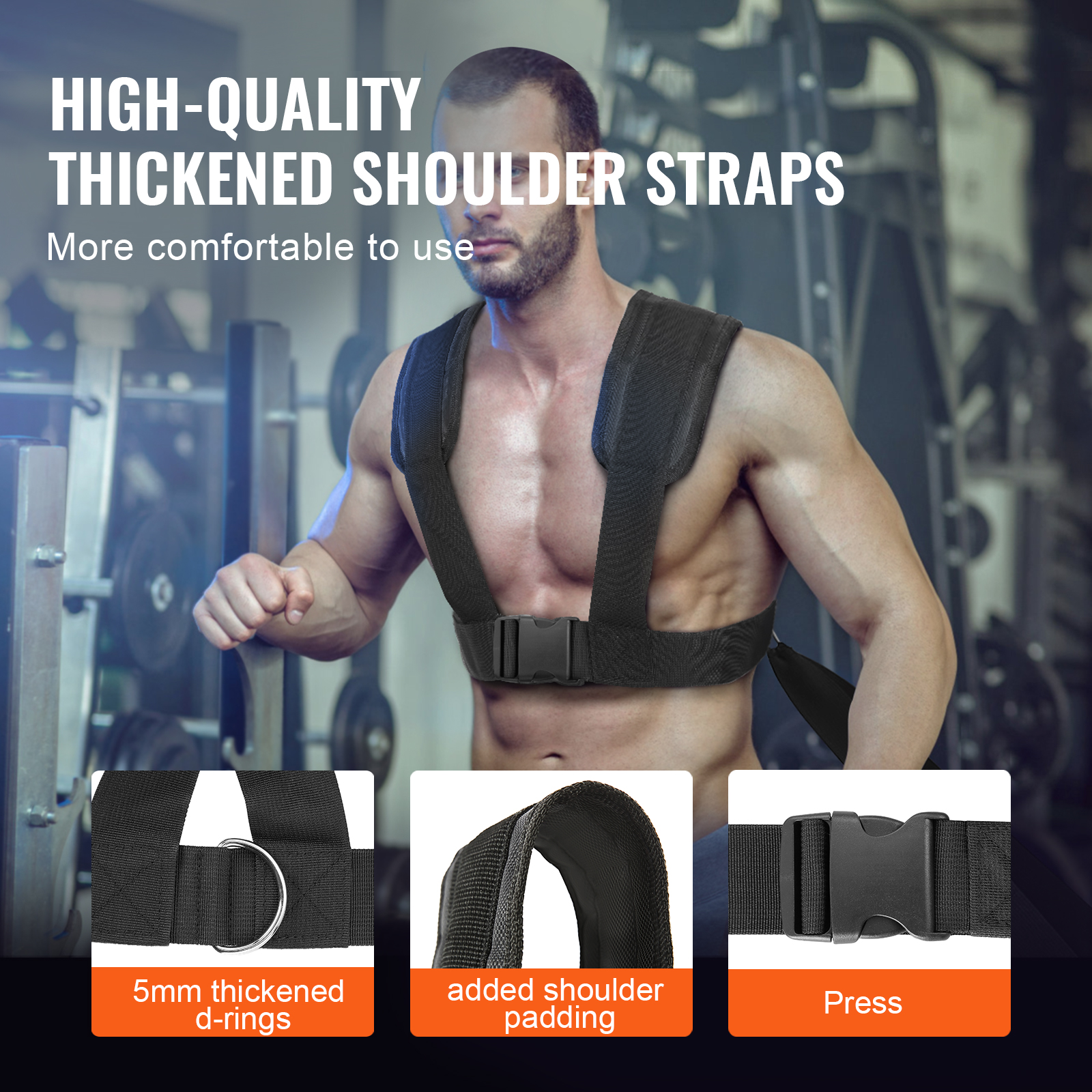 VEVOR Weight Power Pull Push Sled Fitness Strength Speed Resistant Training Sled - Picture 17 of 86