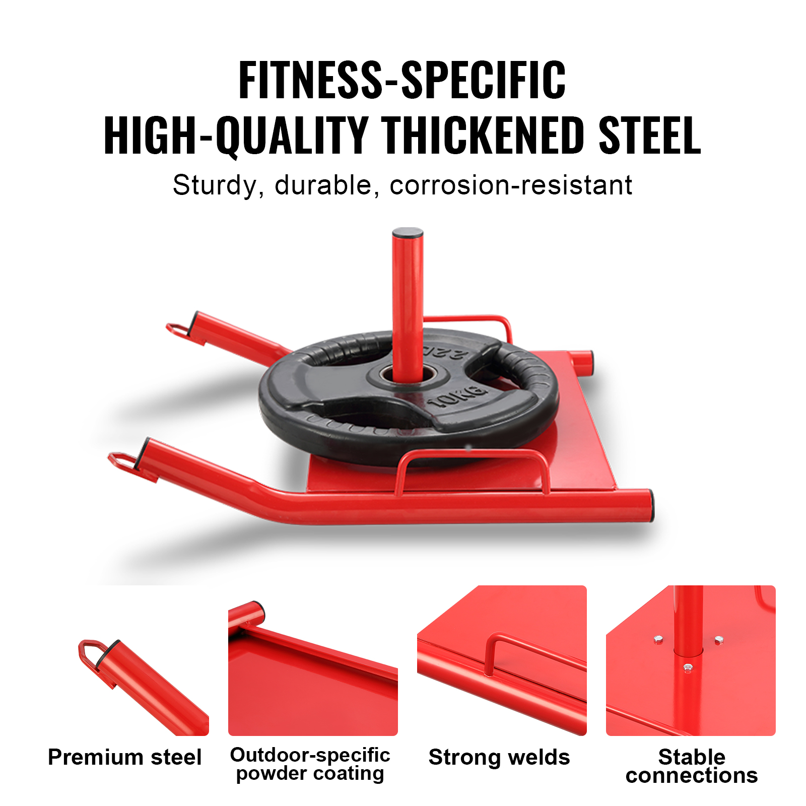 VEVOR Weight Power Pull Push Sled Fitness Strength Speed Resistant Training Sled - Picture 19 of 86