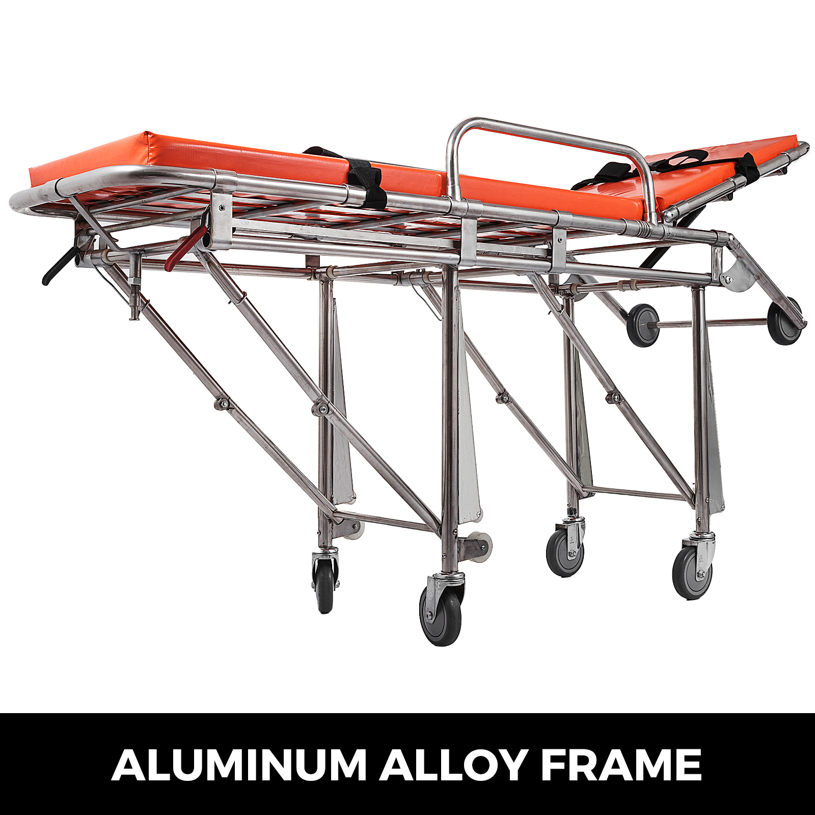 Emergency Medical Stretcher Ambulance Gurney Rotating Casters Automatic