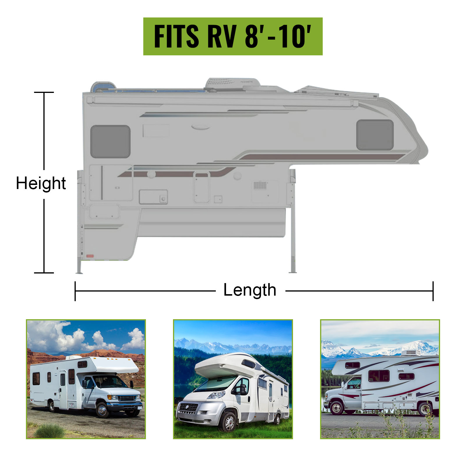 Cabezal de ducha RV con manguera para remolque de viaje Camper Van