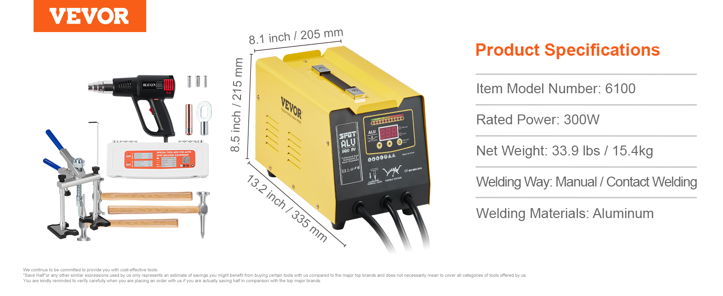 Spot Welding Dent Puller, 300W, Auto/Manual Welding