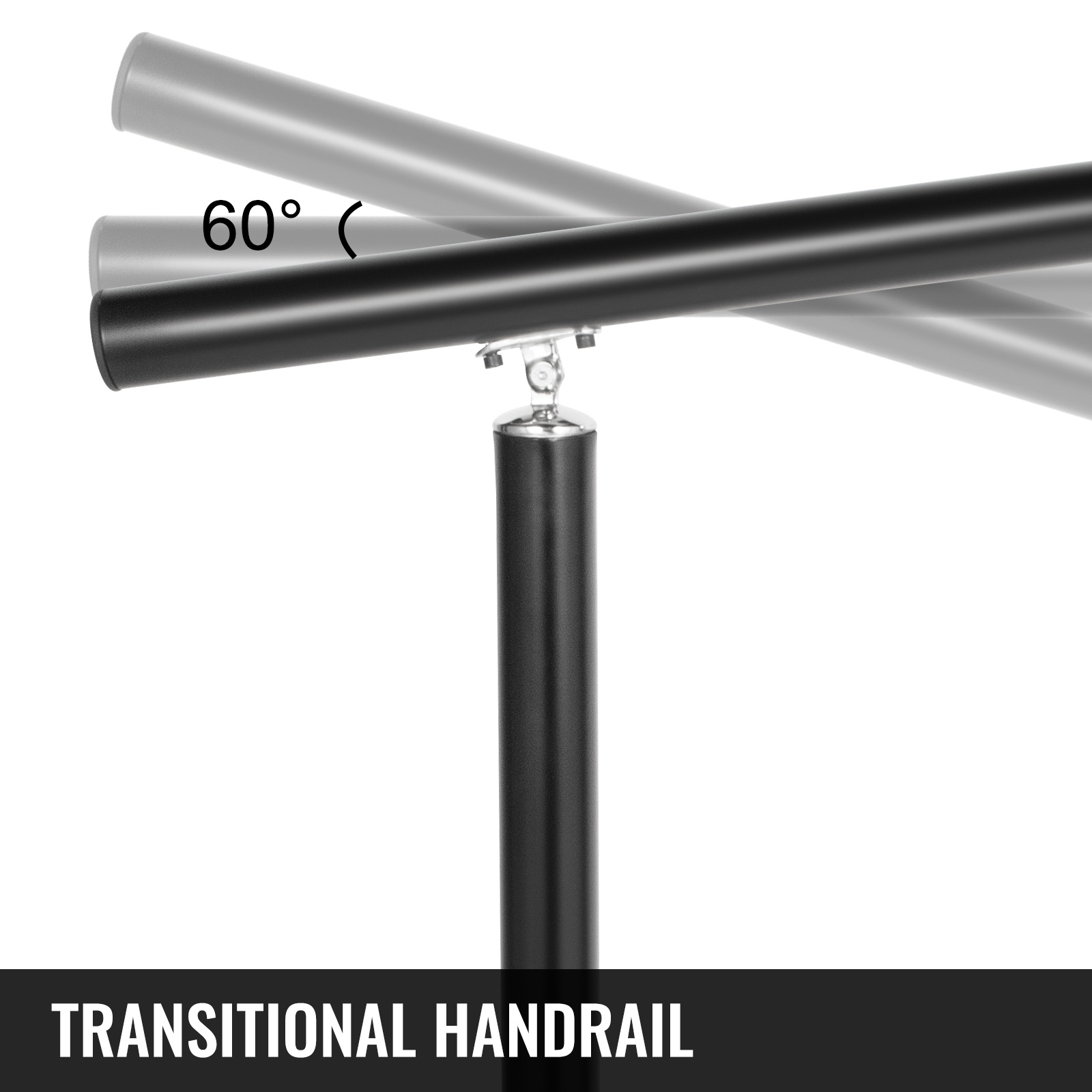 VEVOR VEVOR Handrail Outdoor Stairs, 4ft, 34 Inch Outdoor Handrail ...