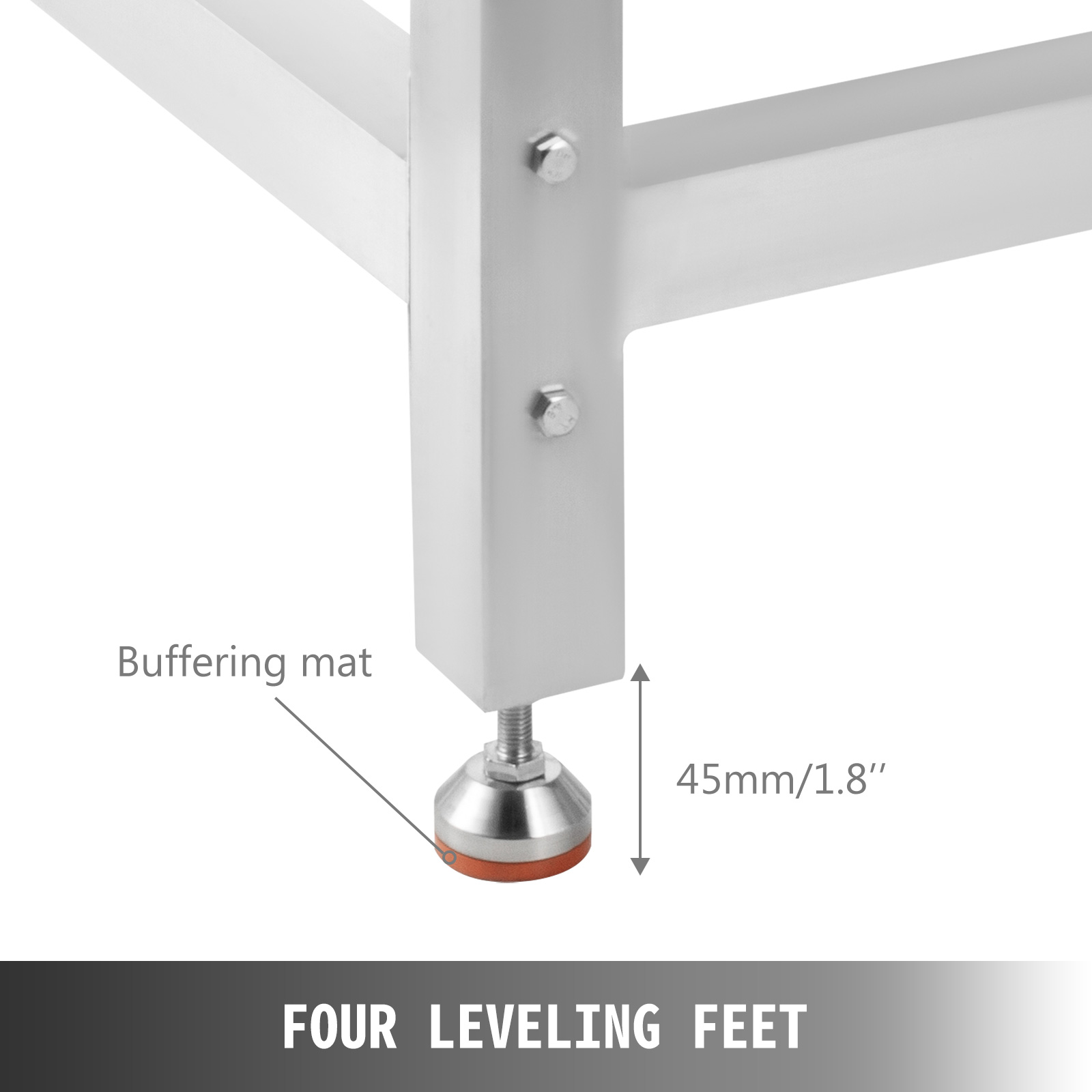 VEVOR Vevor Pedestal Para Lavadora Aluminio 150kg Soporte Elevador 124,6 X  61 X 34,3cm