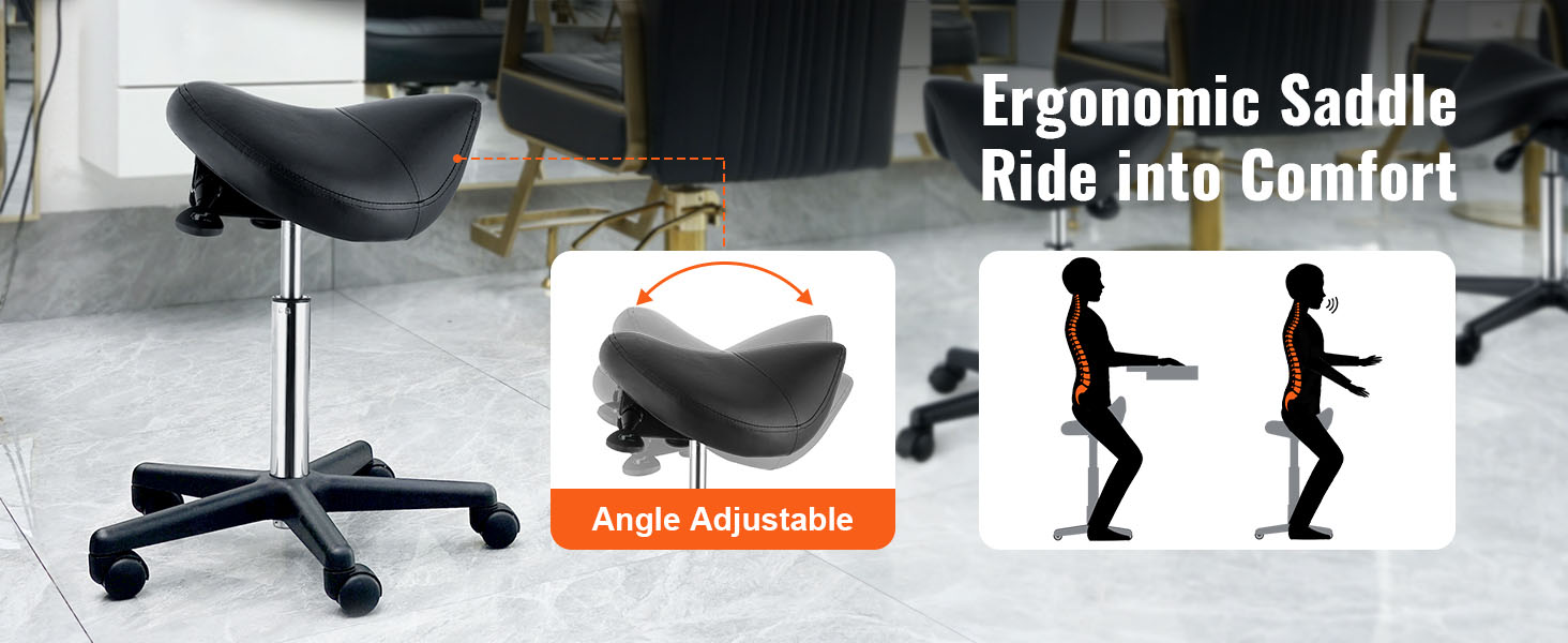 Stool Ergonomischer Sattelstuhl Bequemer Sattelhocker - Temu Austria, fußstütze