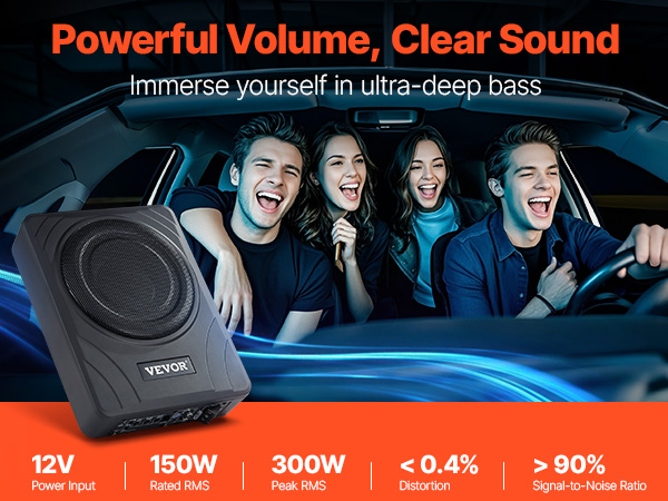Car Subwoofer And Amp Package - Built-in Amplifier, 10 Inch Subwoofer With Passive Radiator Remote Subwoofer Control Zc661bedbc3c236cab6bcz