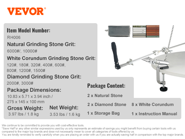  VEVOR Knife Sharpener Kit, 360° Rotation Flip Fixed Angle Knife  Sharpening System with 12 Whetstones 120-10000 Grit, Professional Kitchen  Chef Knife Sharpening Kit for All Knives and Scissors: Home & Kitchen