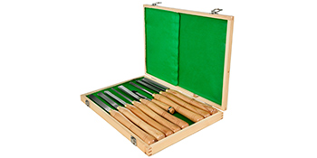 8pcs Hss Lathe Tools Box, Professional Woodworking Chisels For