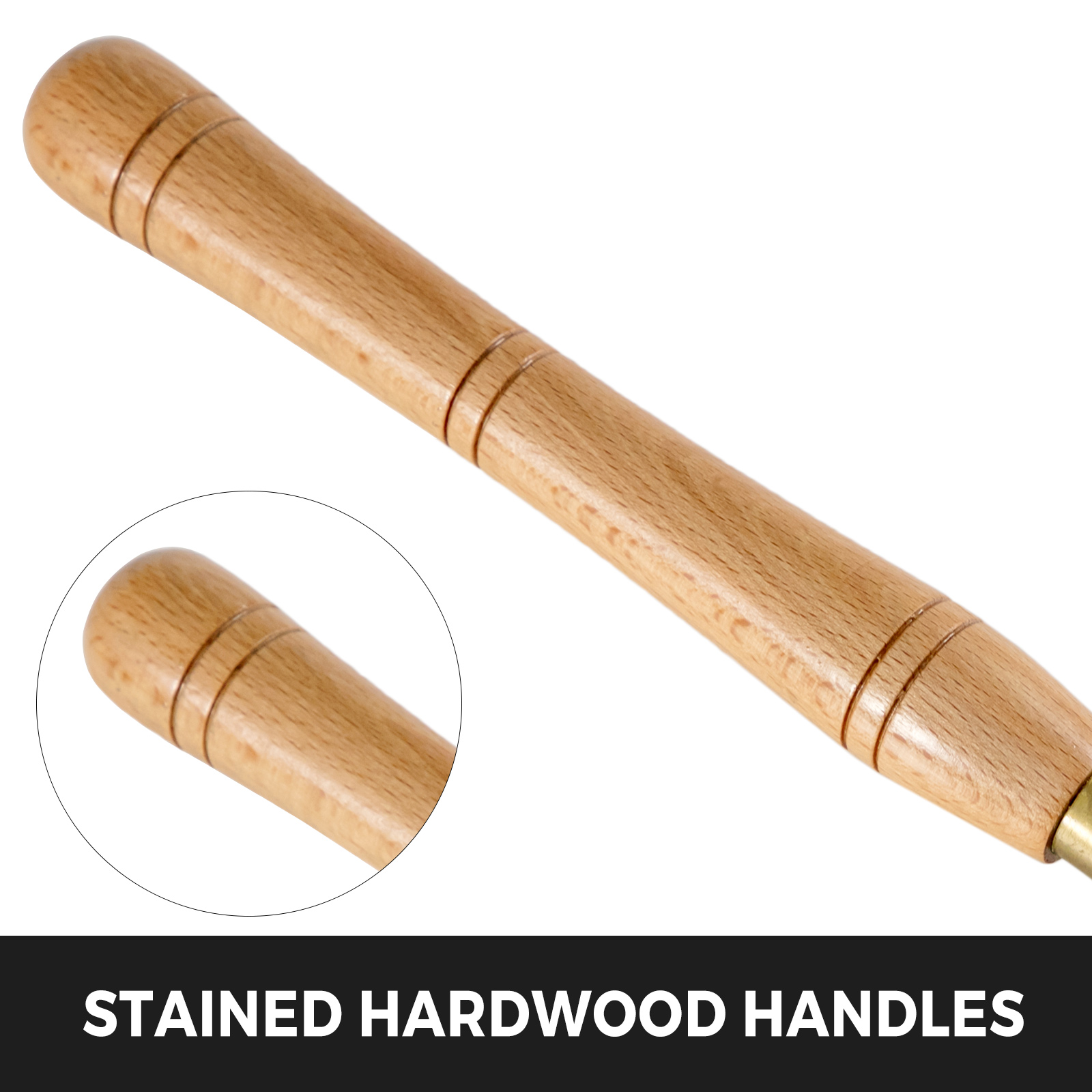 VEVOR Woodworking 12pcs Lathe Chisel，Wood Carving Hand Chisel 3-3