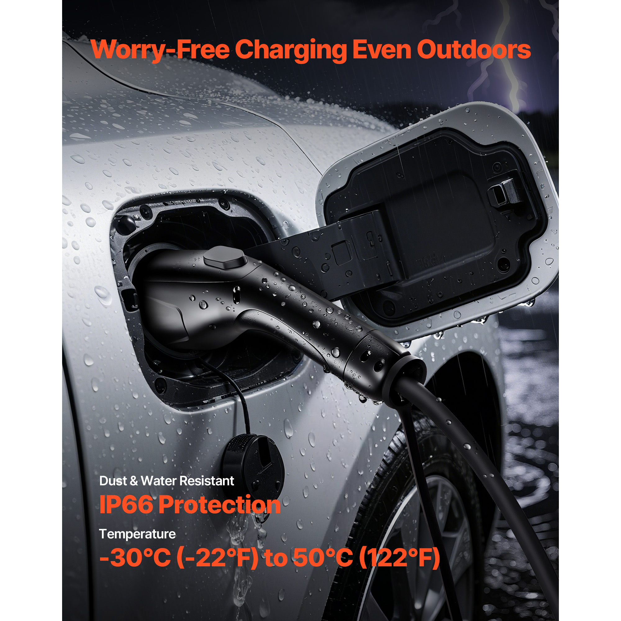 Uimoso EV Charger Extension Cable 32/40/48A 21/40ft Level 1/Level 2