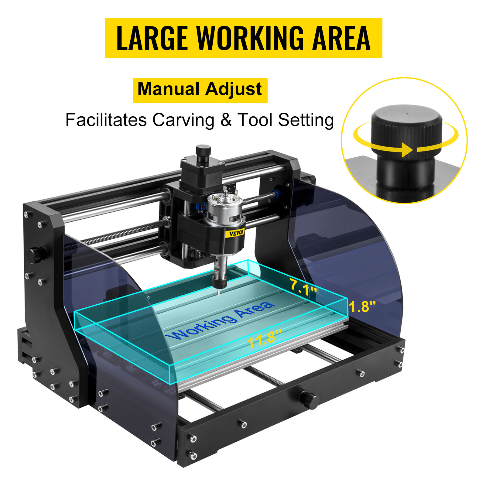 Mini micro CNC 3018 laser CNC engraving machine + 500mw laser