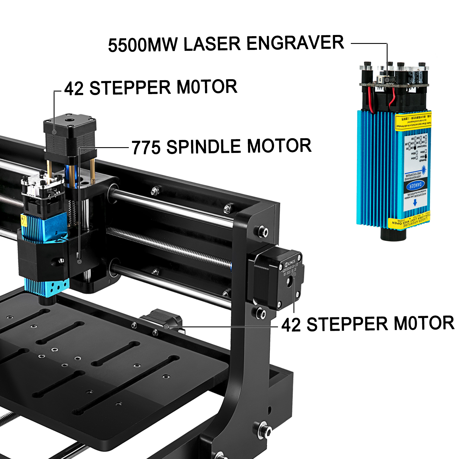 Carte de commande de graveur Laser pour machine de tiroir de Machine de gravure Laser bricolage carte de commande CNC de petit corps Stable 