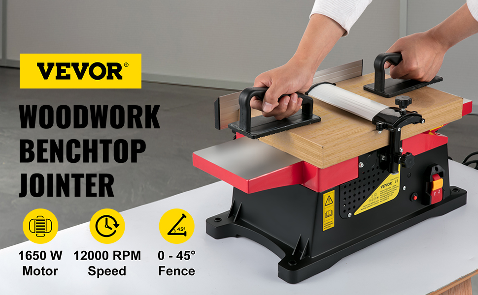 VEVOR Thickness Planer Stand, 100 lbs heavy loads, Three-Gear Height  Adjustable Thickness Planer Table,with 4 Stable Casters & Storage Space,  for most