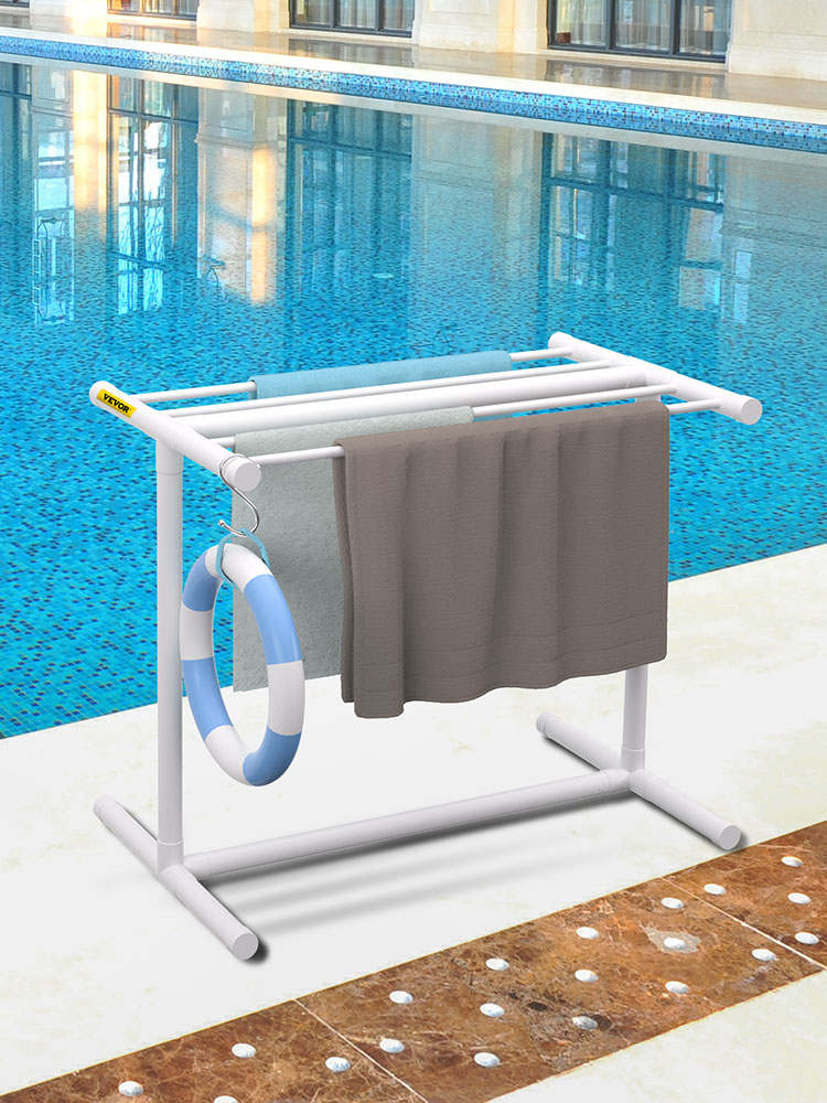 Above ground best sale pool towel rack