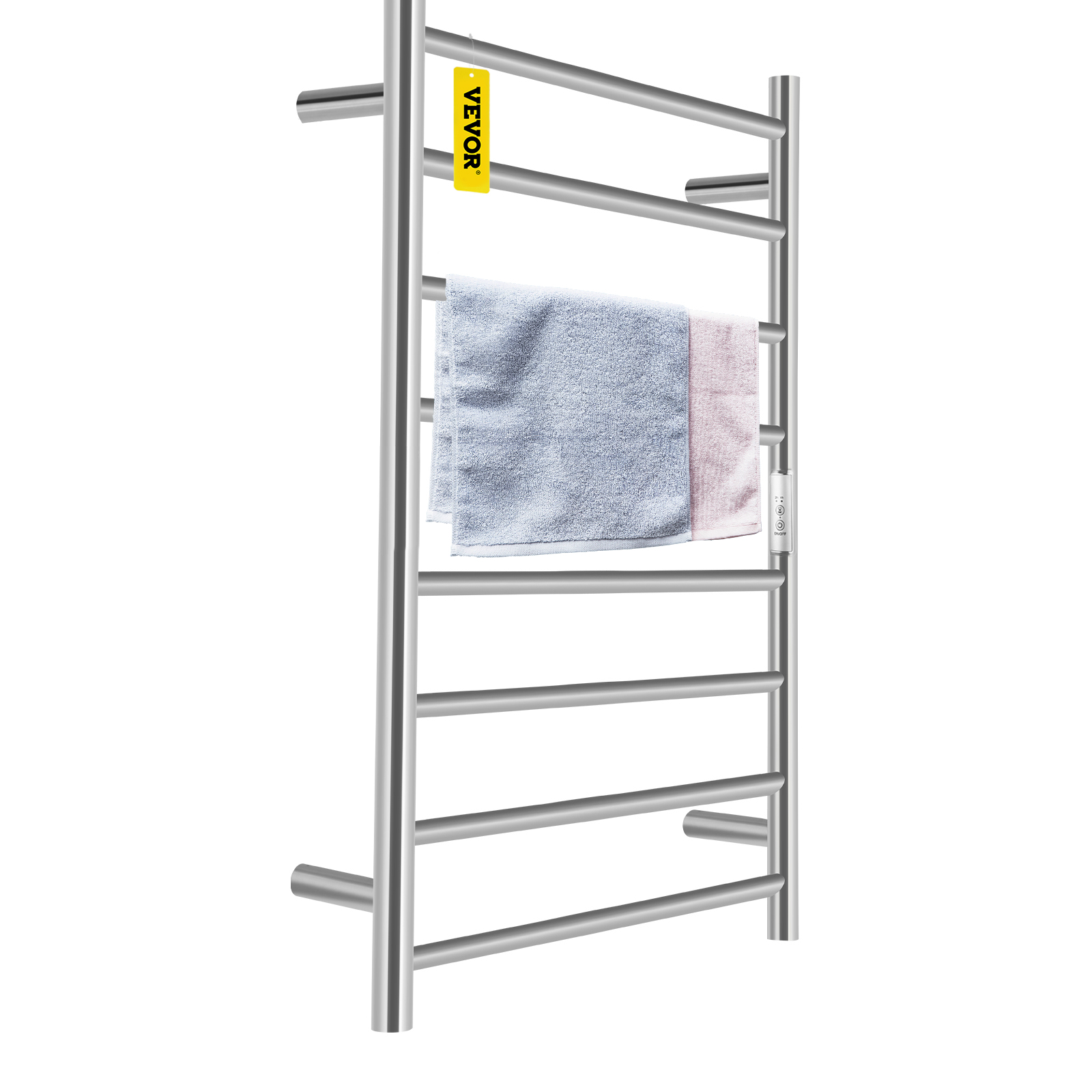 VEVOR VEVOR Heated Towel Rack Electric Clothes Heater Warmer 8 Bars