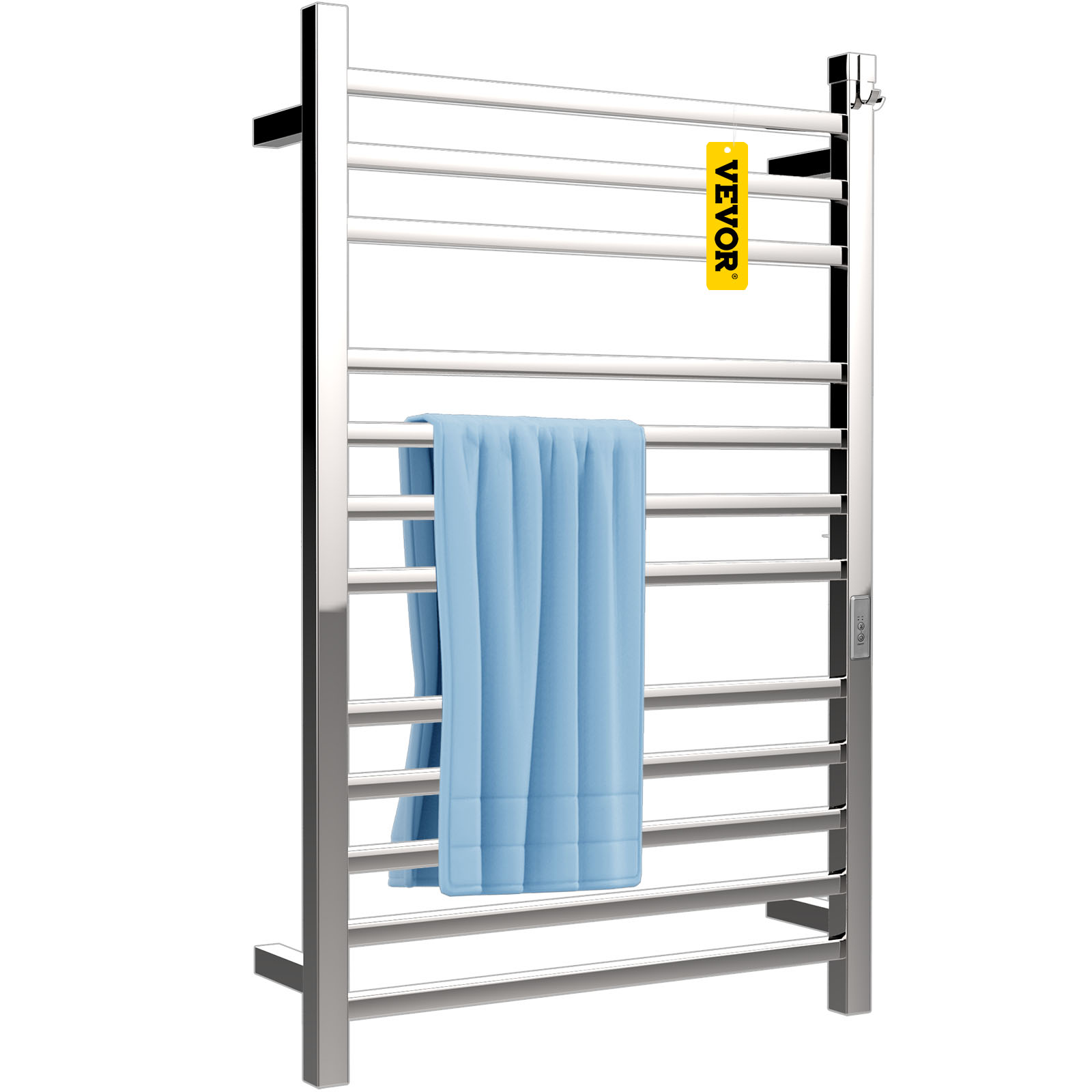 Comprar Calentador de toallas eléctrico WiFi 45W 24V 4 barras calentador de  toallas con temporizador de estante superior montado en la pared IPX4