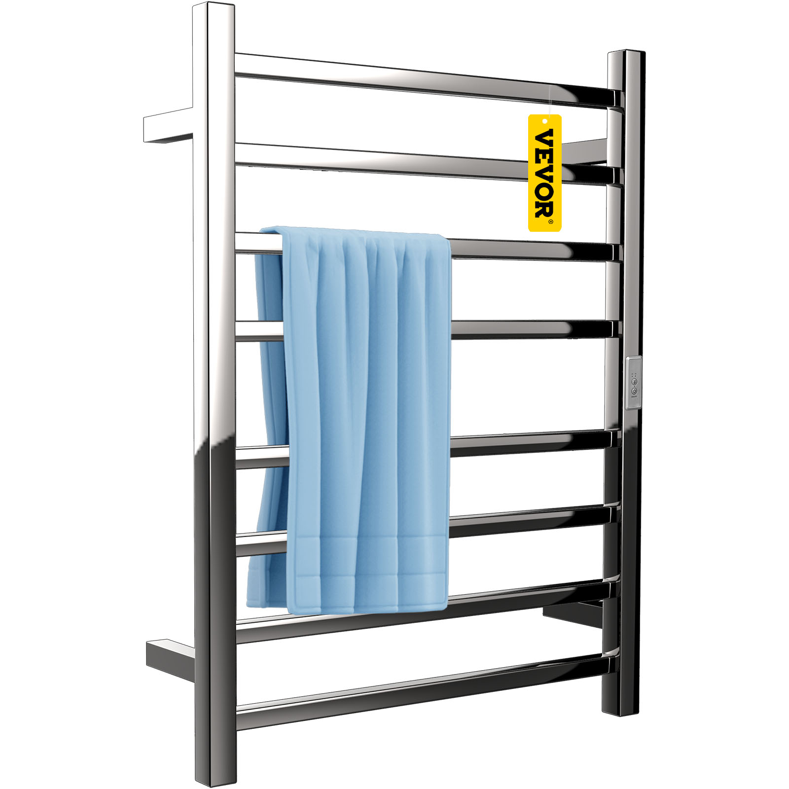 VEVOR VEVOR Heated Towel Rack Electric Clothes Heater 8 Bars 800 x 600