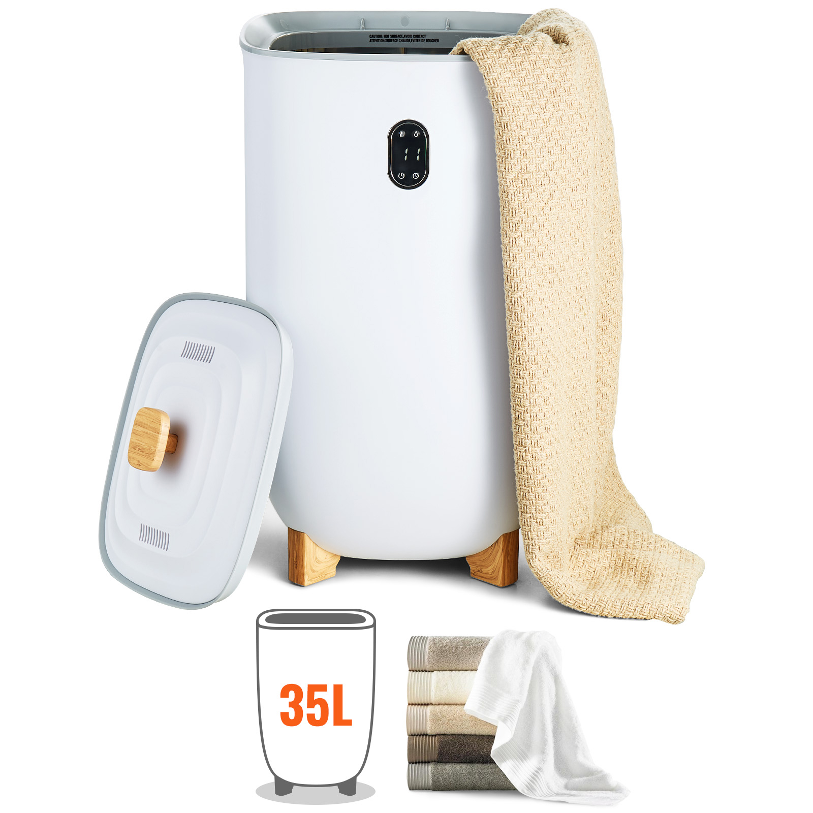 35L Large Towel Warmer Bucket