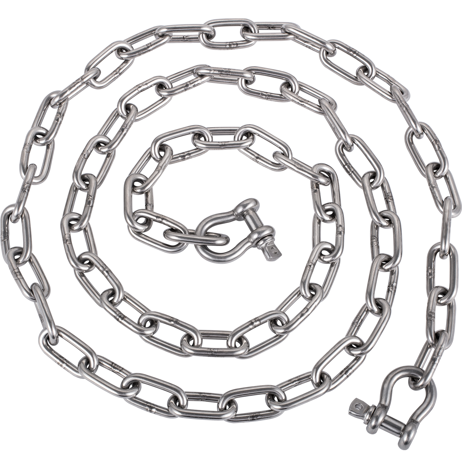 1/4 316 Stainless Steel Anchor Chain Marine Grade 2 5 10 15 20 25 30 40 50 20FT 
