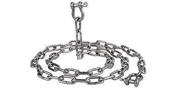 VEVOR Anchor Chain, 6' x 5/16 316 Stainless Steel Chain, 3/8