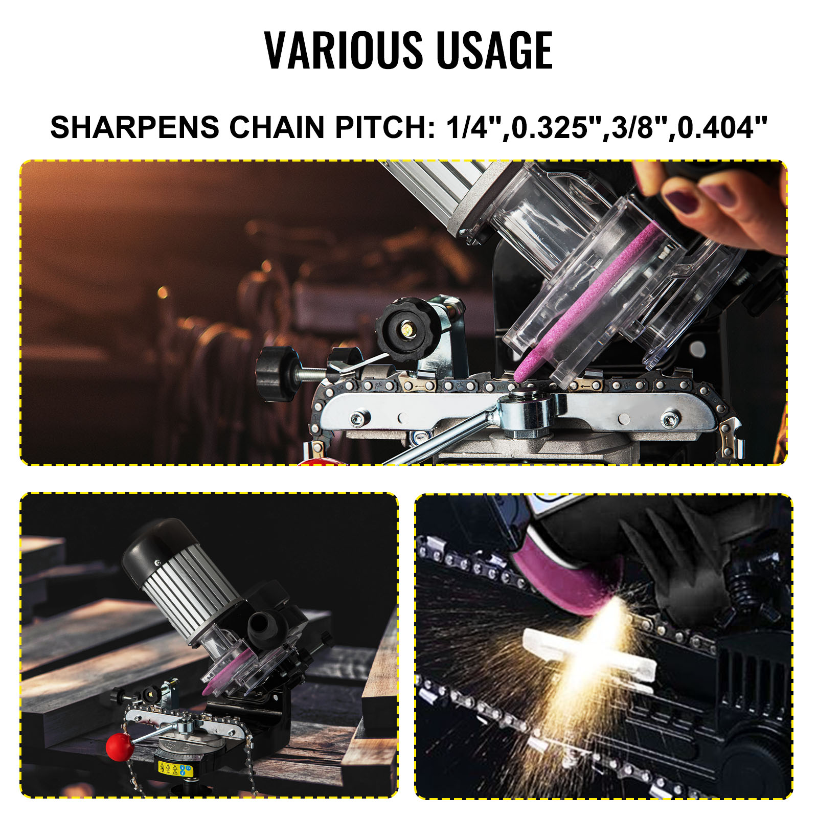 220W ELECTRIC CHAINSAW SAW CHAIN SHARPENER FREE DELIVERY UK STOCK 