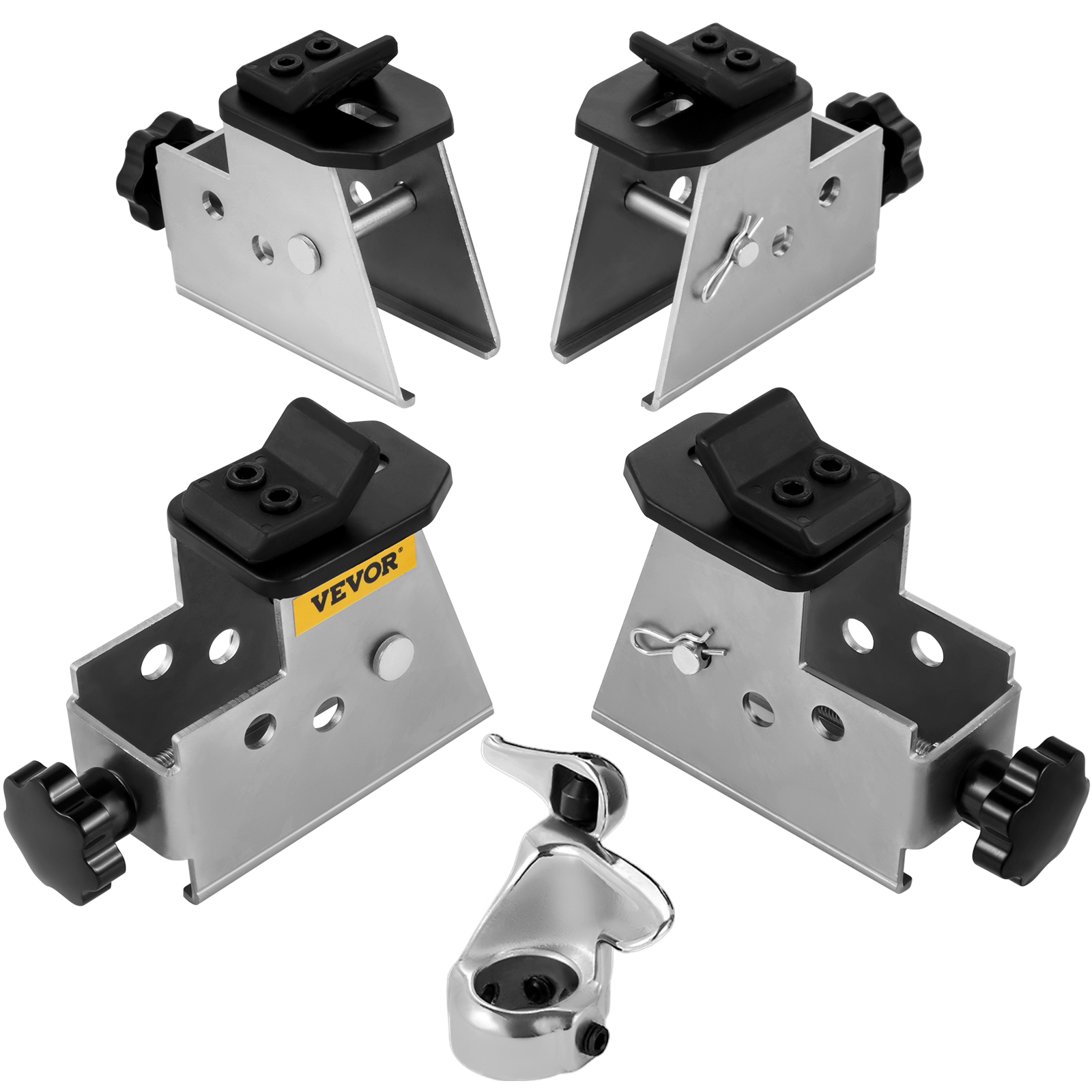 RebarTech Motorcycle Tire Changer Adapter Set - Increases/Decreases Rim Clamp Size For ATV & Dirt Bikes