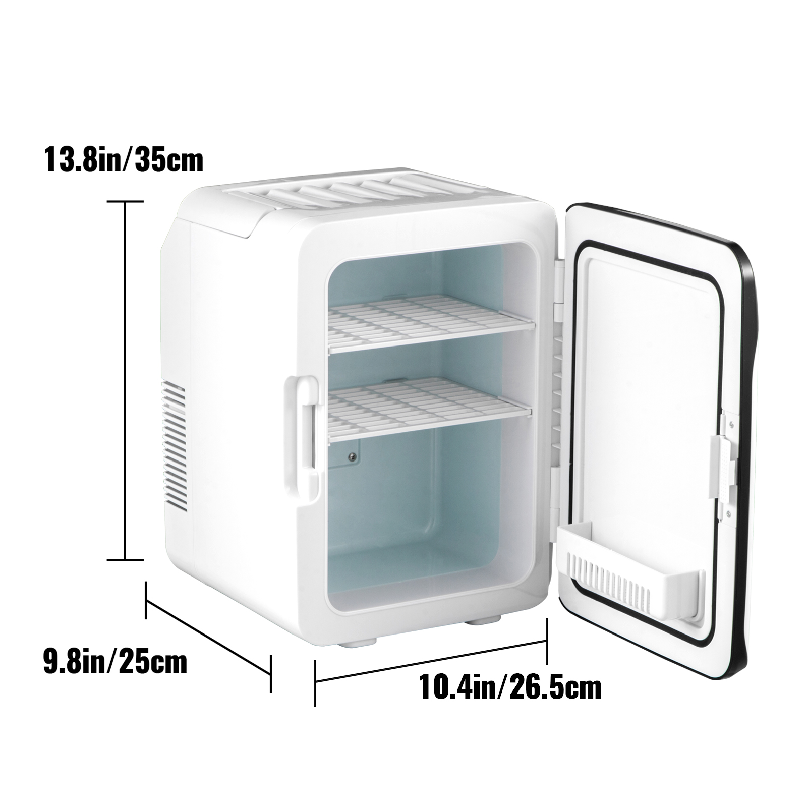 Vevor mini frigo 10 L mini bar frigo congélateur noir petits 48 W 