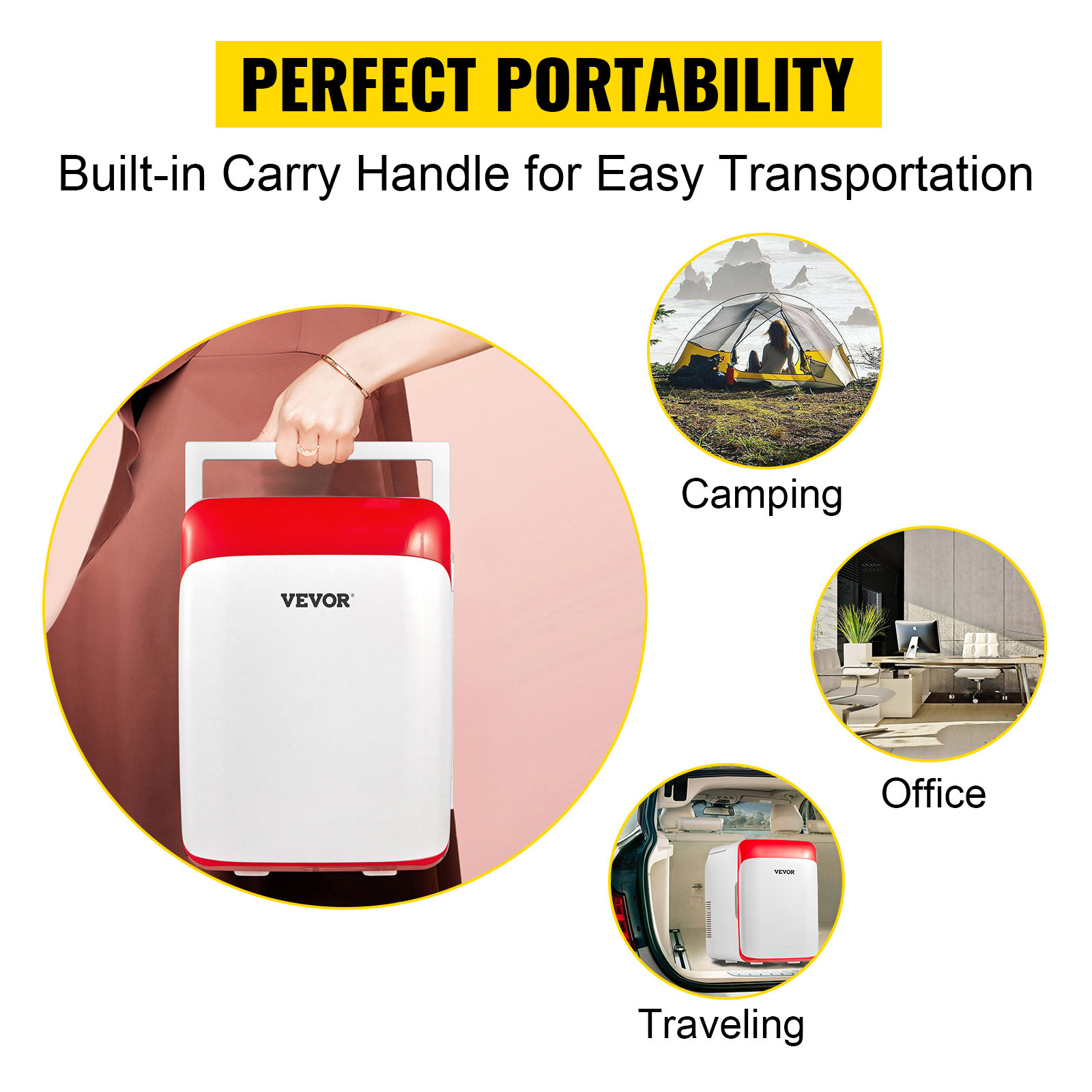 4 L/6 Can AC/DC Portable Thermoelectric Cooler and Warmer Refrigerator Car  Fridges Small Mini Fridge for Truck, Foods, Bedroom - China Mini Fridge and Small  Mini Fridge price