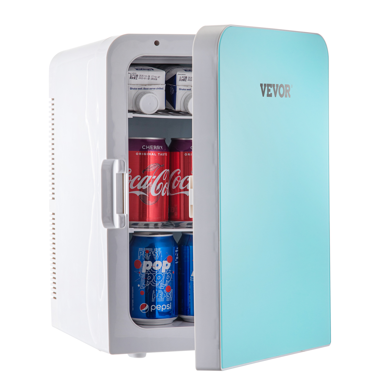 Mini refrigerador con puerta de vidrio para cerveza y bebida