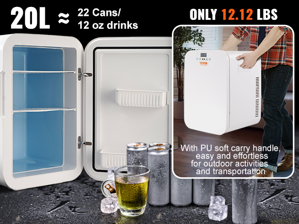 Mini frigo camping frigo 12v 220v mini frigo capacité 20l silencieux, petit  réfrigérateur pour pièce pour les cosmétiques refroidi - Achat / Vente  mini-bar – mini frigo mini frigo camping frigo 12v