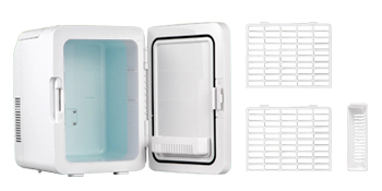 Beauty Mini Frigo 10 Litri AC/DC Portatile Specchio Beauty Makeup Skincare  Frigo Mini Frigorifero Skins Termoelettrico Cooler And Warmer per Skincare  : : Grandi elettrodomestici