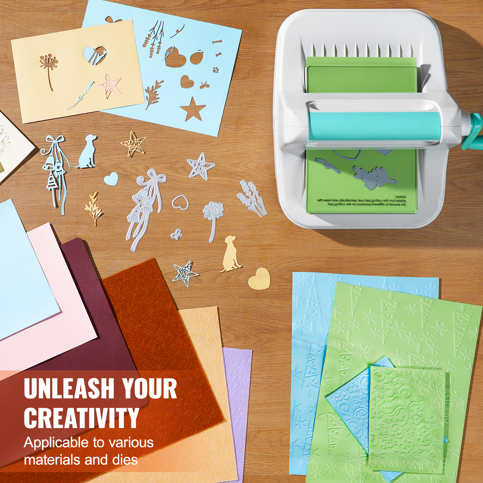 Manual Die Cutting Embossing Machine 6"/9" Opening Art Craft Scrapbooking - Picture 7 of 26