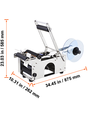 Полуавтоматическая этикетировочная машина для бутылок ВЕВОР МТ-50.