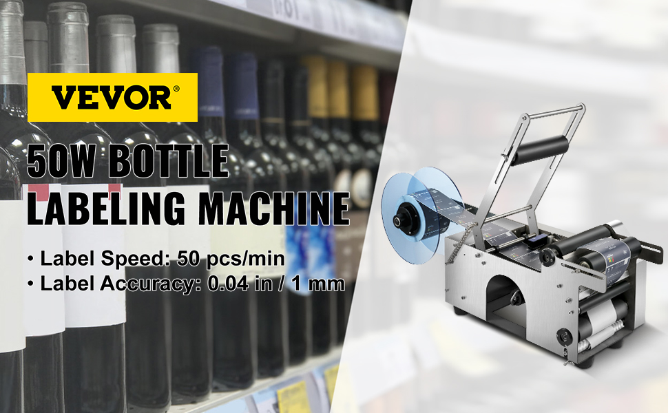 Round bottle labeler,MT-50 Semi-Automatic,50 pcs/min