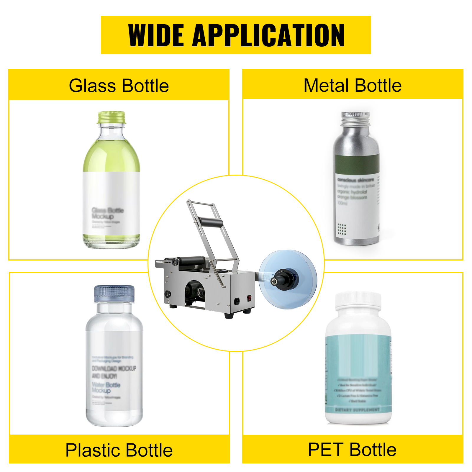 Etichettatrice per bottiglie - MT-50 - iPharMachine - semiautomatica / di etichette  adesive