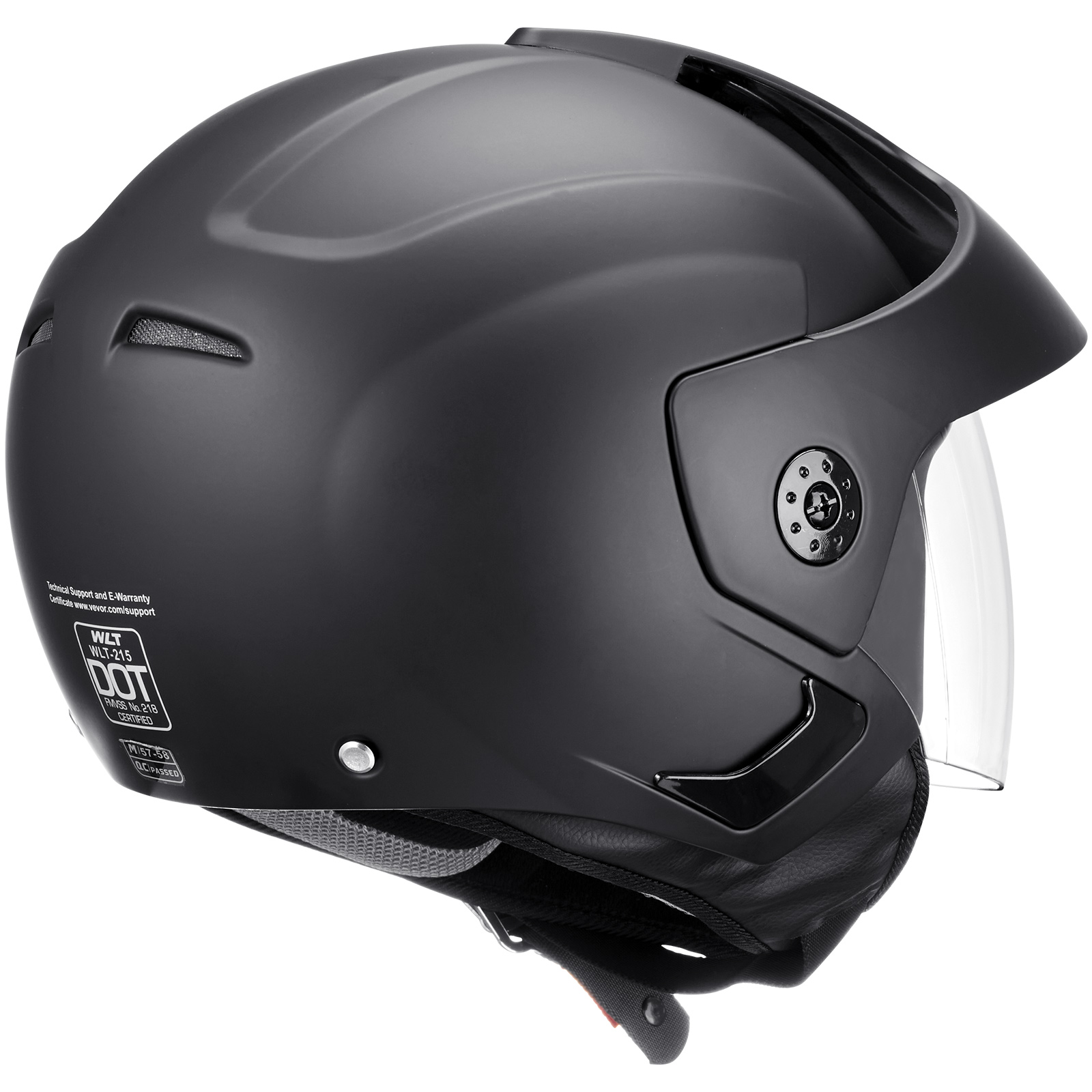 VEVOR Motorcycle Full Face Modular 3/4 Helmets for Mini-bike Scooter DOT Unisex - Picture 24 of 110