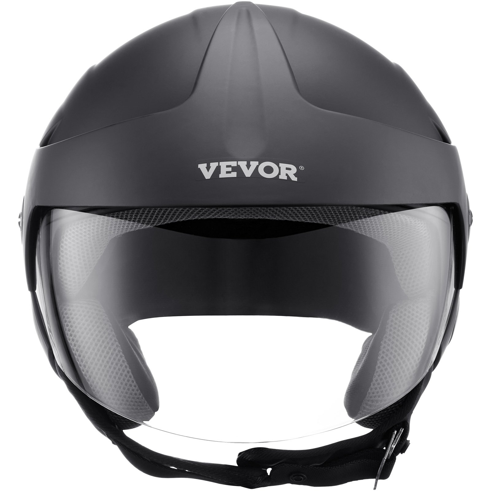 VEVOR Motorcycle Full Face Modular 3/4 Helmets for Mini-bike Scooter DOT Unisex - Picture 14 of 110