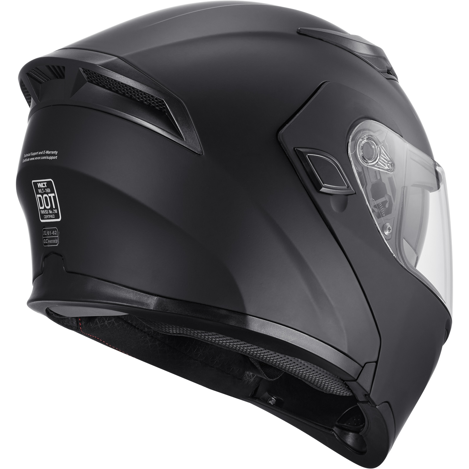 VEVOR Motorcycle Full Face Modular 3/4 Helmets for Mini-bike Scooter DOT Unisex - Picture 48 of 110