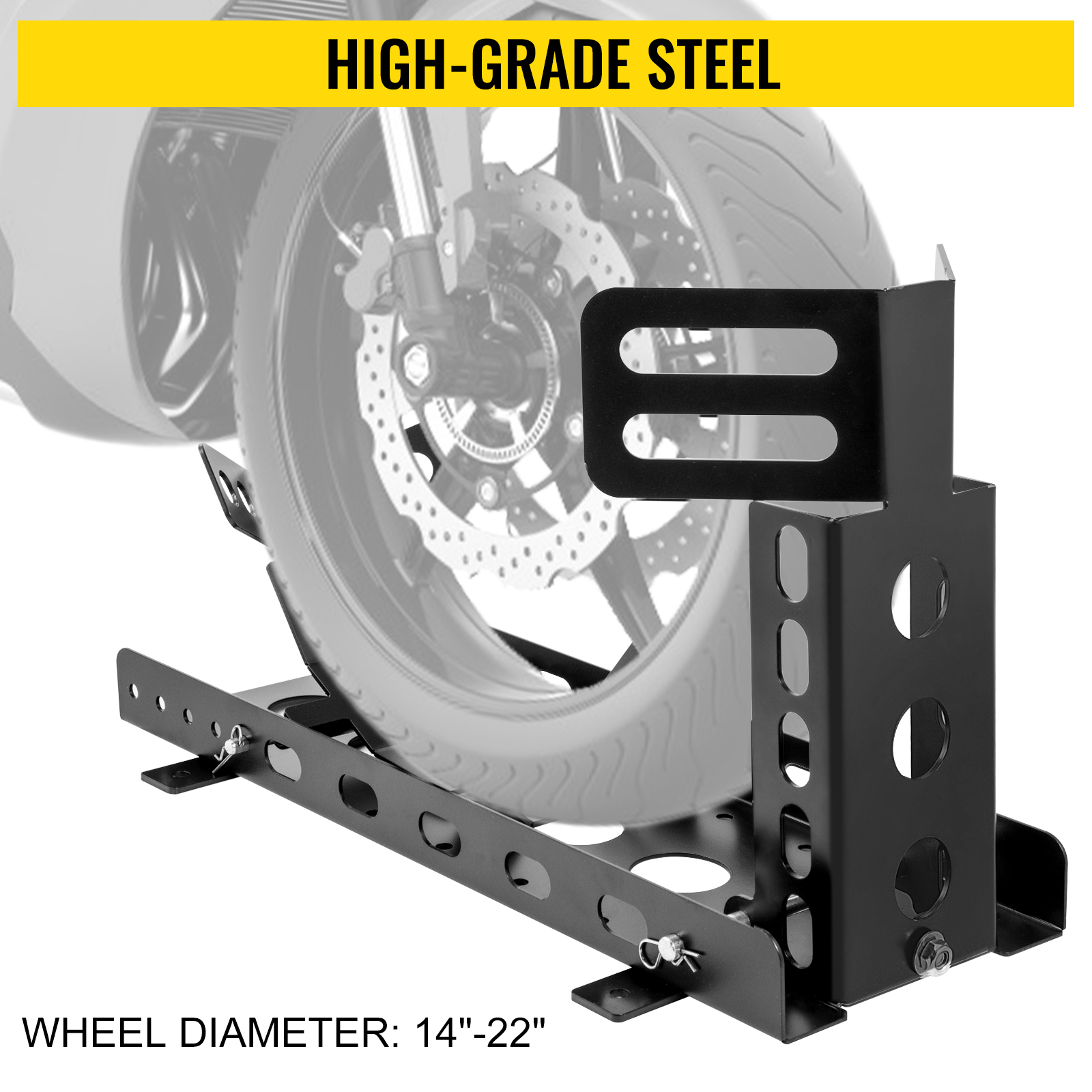 thumbnail image 2 of EGO Bike Heavy Duty Motorcycle Wheel Chock Adjustable 2 of 12