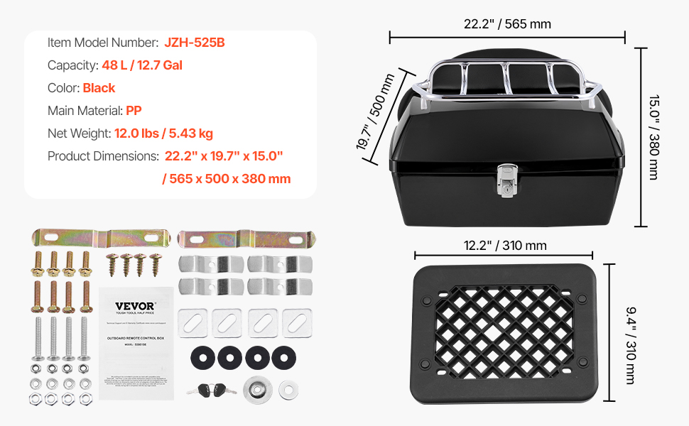 Motorcycle Top Case Image